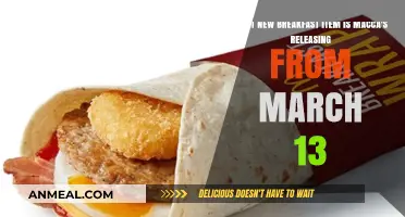 Macca's New Breakfast Item Launching March 13: What to Expect