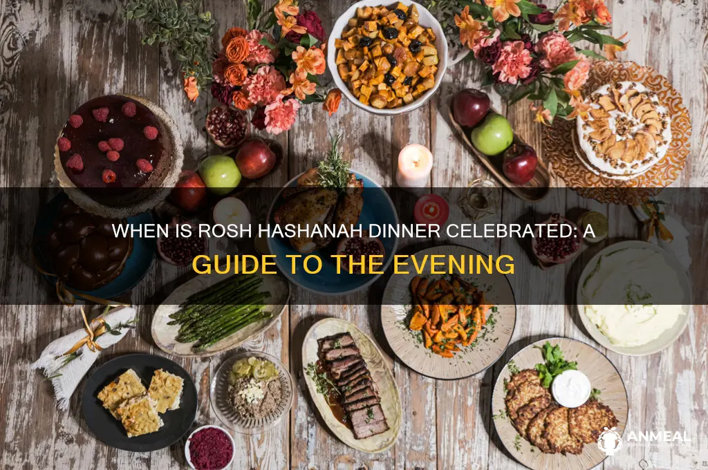 what night is rosh hashanah dinner