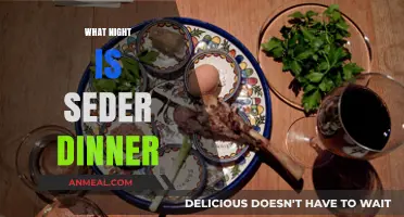 When is Seder Dinner: A Guide to Passover's Special Night
