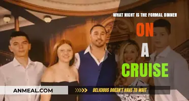 Cruise Formal Dinner Night: When to Dress Up and Dine