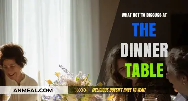 Dinner Table Etiquette: Avoiding Awkward Topics for a Peaceful Meal