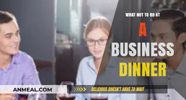 Business Dinner Blunders: Avoiding Common Mistakes for Professional Success
