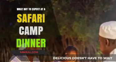Safari Camp Dinners: Surprising Absences from Your Wilderness Feast