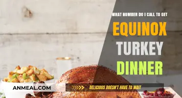 Equinox Turkey Dinner: Find the Right Number to Call