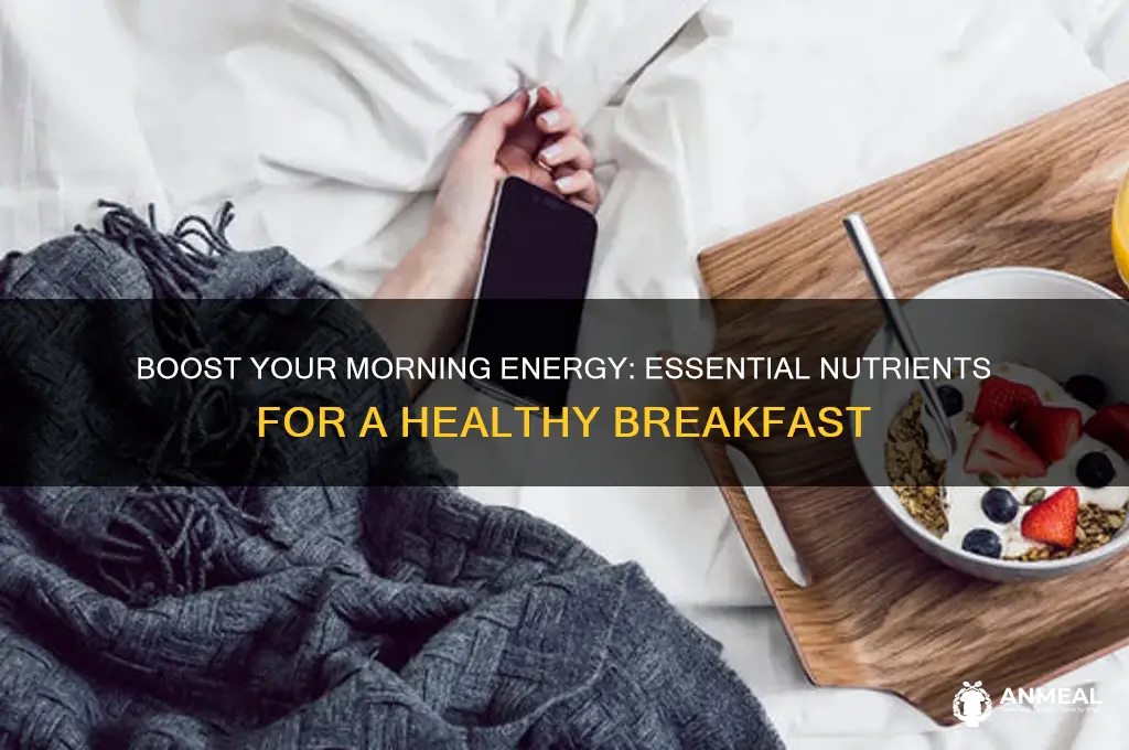 what nutrietna shoulf you grt at breakfast