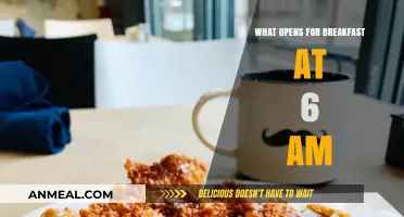Early Birds Rejoice: Top Spots Serving Breakfast at 6 AM