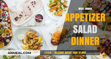 Perfect Meal Sequence: Appetizer, Salad, or Dinner First? A Guide