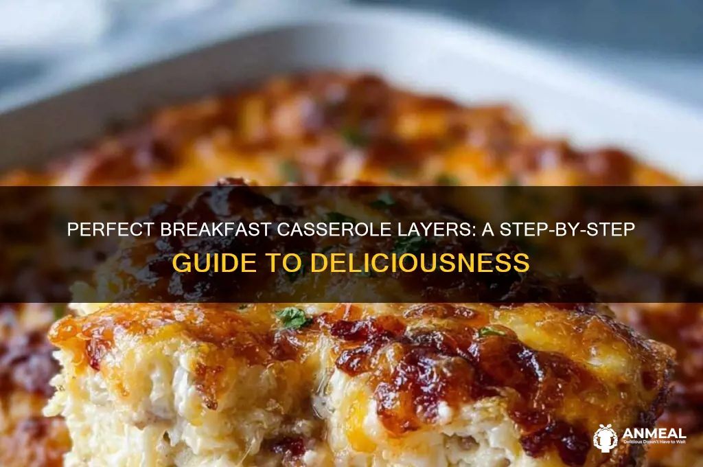 what order do i layer breakfast casserole