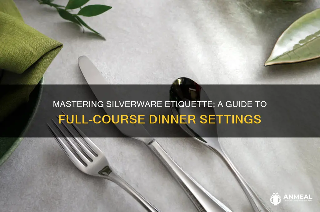 what order do you use silverware for full course dinner