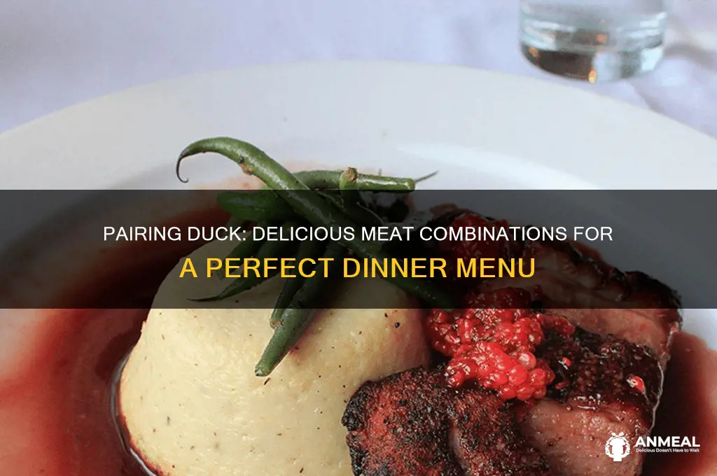 what other meat goes with duck for dinner