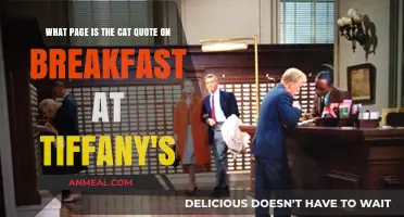 Finding the Cat Quote in Breakfast at Tiffany's: Page Revealed