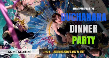 Buchanan's Dinner Party: Uncovering the Page of the Fateful Event