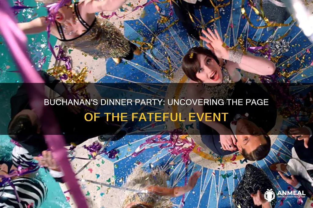 what page was the buchanana dinner party