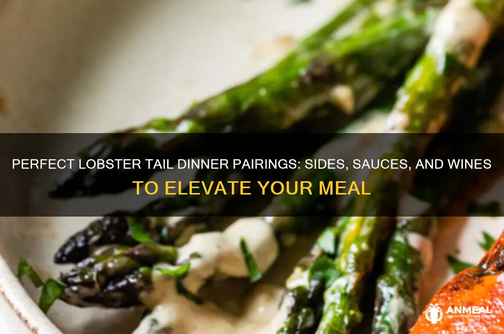 what pairs well with lobster tails for dinner