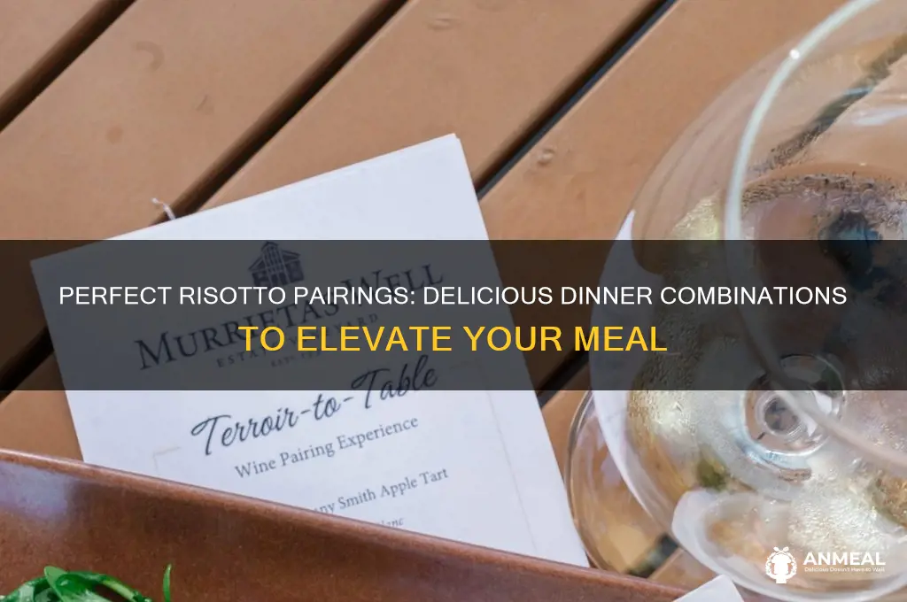 what pairs with risotto for dinner