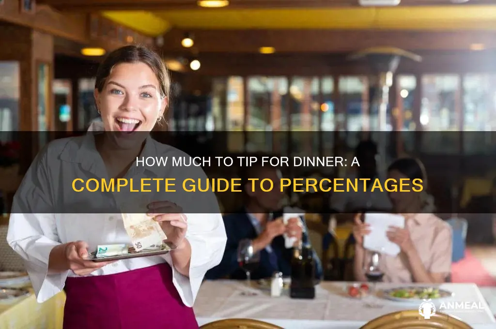 what percent tip for dinner