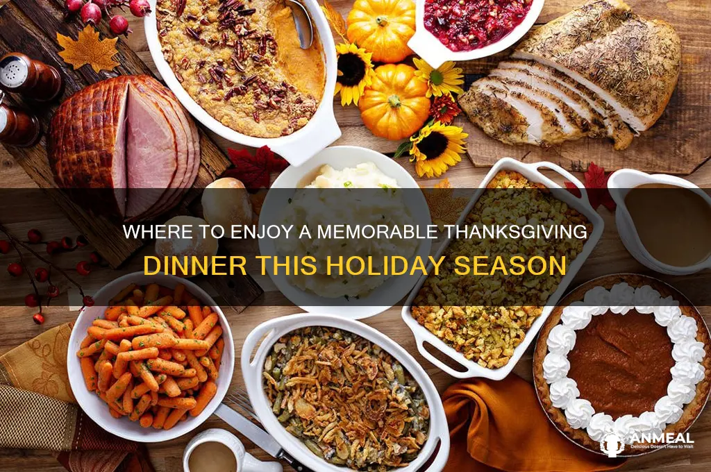 what places do thanks giving dinner