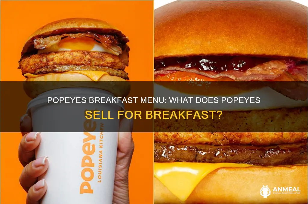 what popeyes sell breakfast