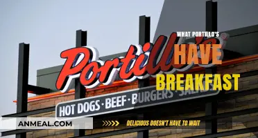 Portillo's Breakfast Menu: What's Available for Your Morning Meal?