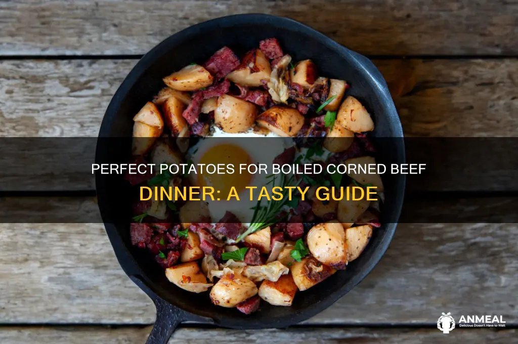 what potatoes to use in boiled corn beef dinner