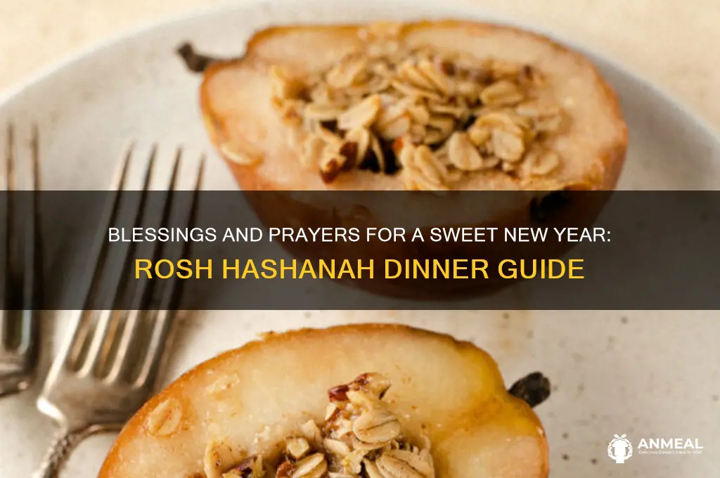 what prayers do you say at rosh hashanah dinner