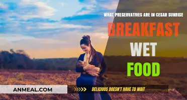 Cesar Sunrise Breakfast Wet Food: Preservatives and Ingredients Explained