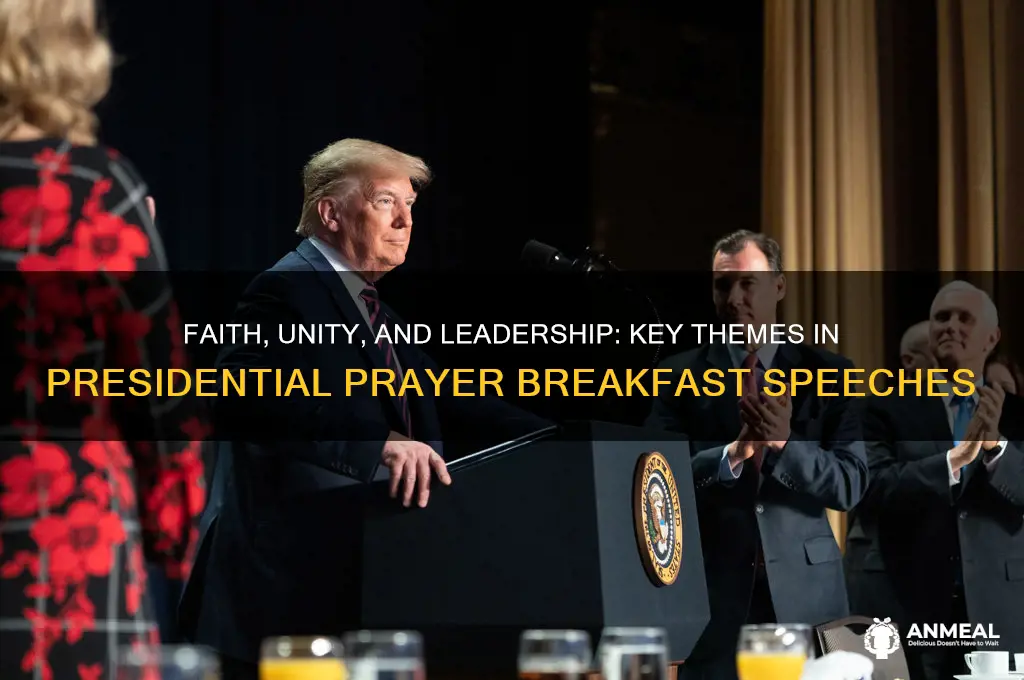 what presidents usually say at national prayer breakfast
