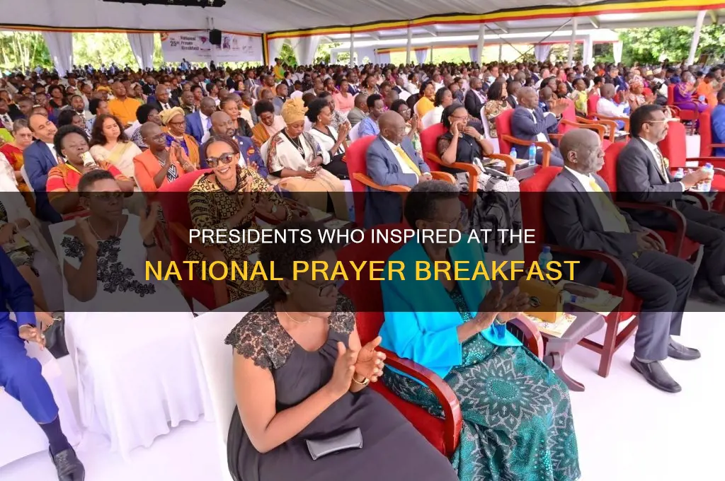 what presidwnts spoke at national prayer breakfast