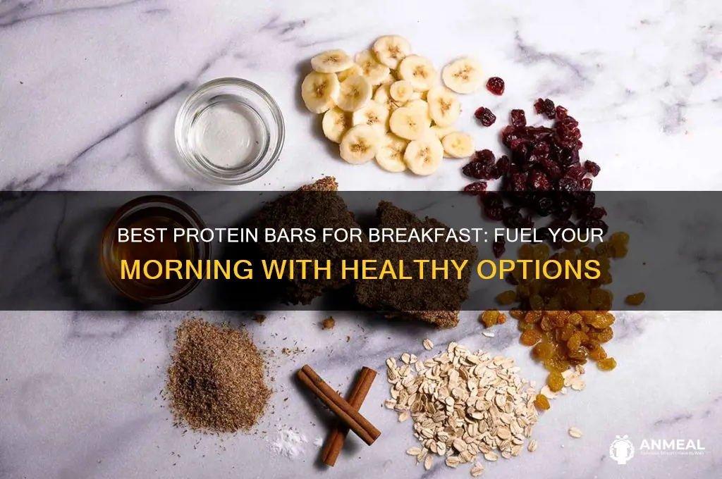 what protein barfor breakfast
