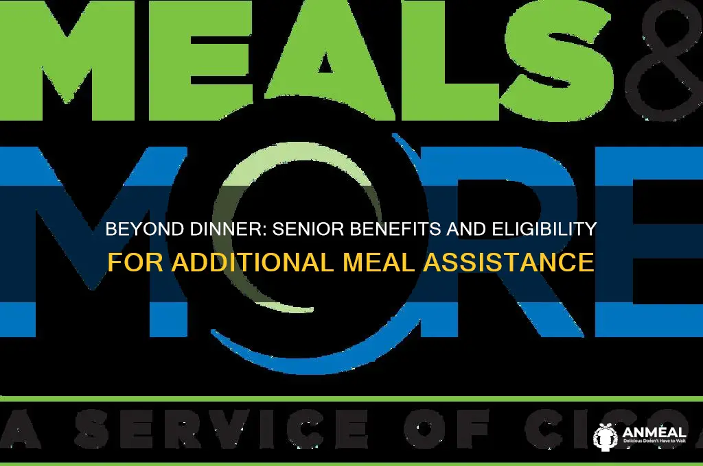 what qualifies a senior to receive more than dinner meals