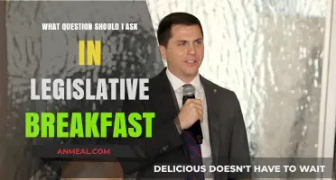 Legislative Breakfast: Key Questions to Ask Policymakers for Impact