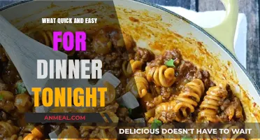 Quick and Easy Dinner Ideas for Tonight's Busy Schedule