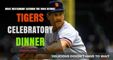 Detroit Tigers' 1984 Celebration: Which Restaurant Catered the Victory Dinner?