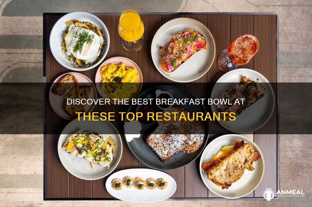 what restaurant has a breakfast bowl