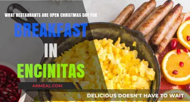 Christmas Breakfast in Encinitas: Restaurants Open on December 25th