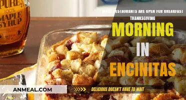 Thanksgiving Breakfast in Encinitas: Restaurants Open Early Morning