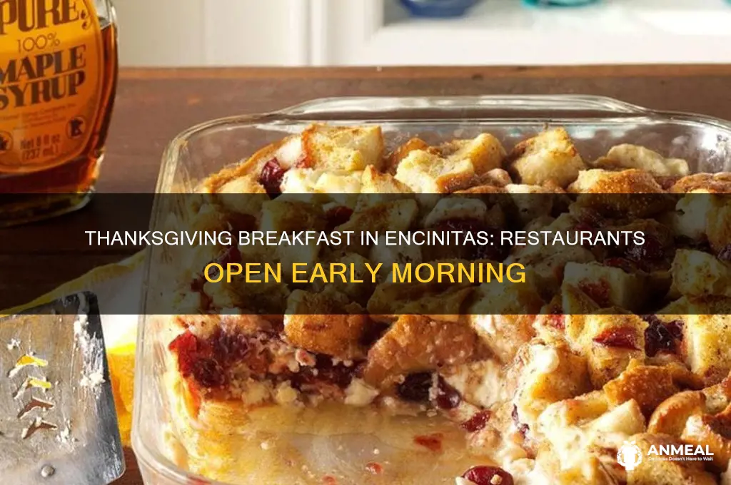 what restaurants are open for breakfast thanksgiving morning in encinitas