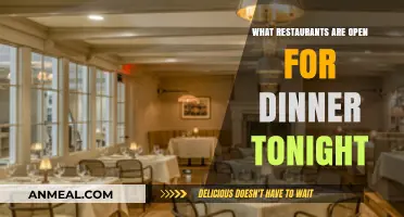 Discover Nearby Restaurants Open for Dinner Tonight: Your Evening Dining Guide
