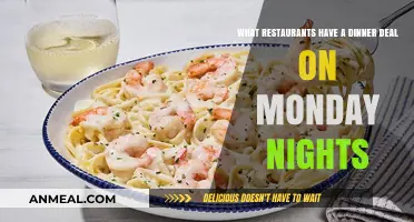 Monday Night Dinner Deals: Top Restaurants Offering Discounts