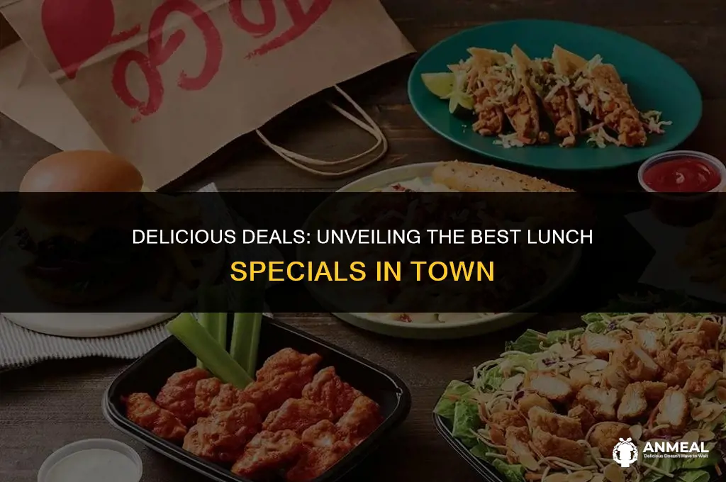 what restaurants have lunch specials