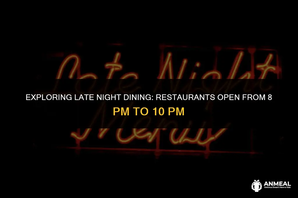 what restaurants open