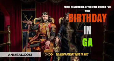 Celebrate Your Birthday with Free Dinner at These Georgia Restaurants