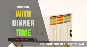 Dinner Time Rhymes: Creative Wordplay for Your Evening Meal