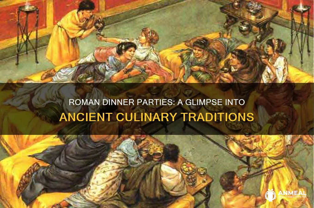 what romans ate at dinner parties