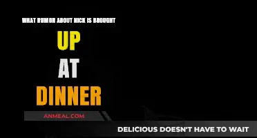 Dinner Table Gossip: Unraveling the Latest Nick Rumor