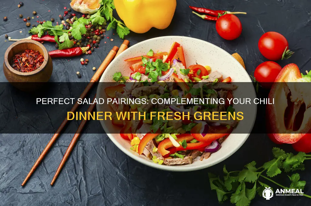 what salad goes with chili dinner