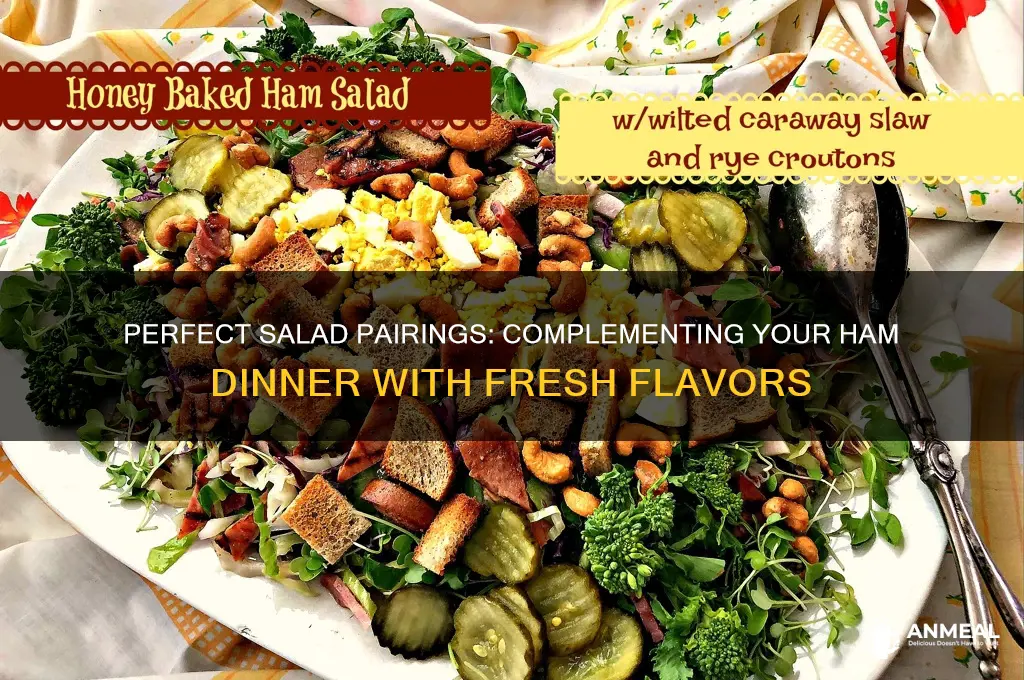 what salad goes with ham dinner