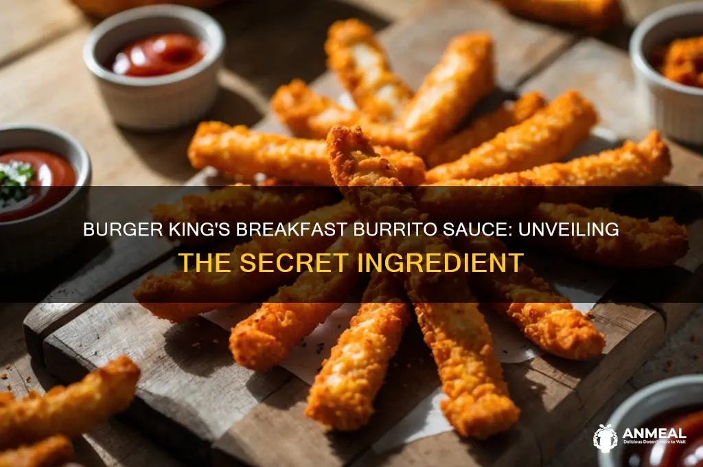 what sauce does burger king use on their breakfast burritos