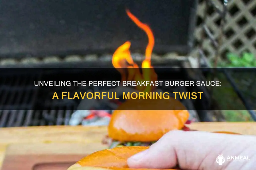 what sauce is on the breakfast burger