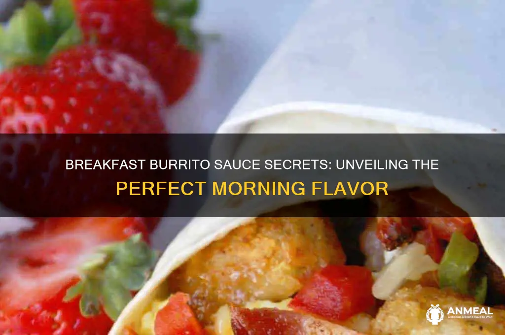 what sauceis used in breakfast burrito